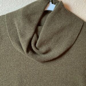 Cozy Olive Turtleneck Sweater